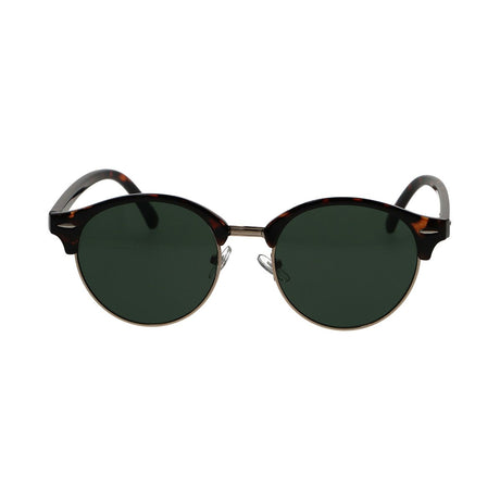 Spectrum Sonnenbrille Club Round Havana Gold Grün Unisex