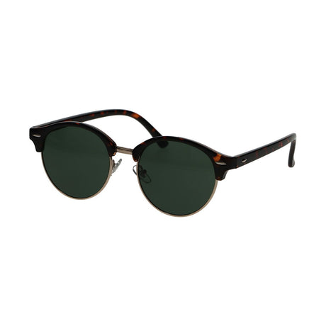 Spectrum Sonnenbrille Club Round Havana Gold Grün Unisex