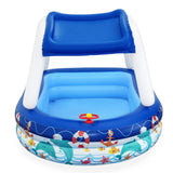 BESTWAY FAMMLIGE ZWEMBAD MIT SONNESSCREEN Sea Captain, 213x155x132Cm