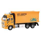 Toi-Toys Metall-Rückzug-Container-LKW 1:38