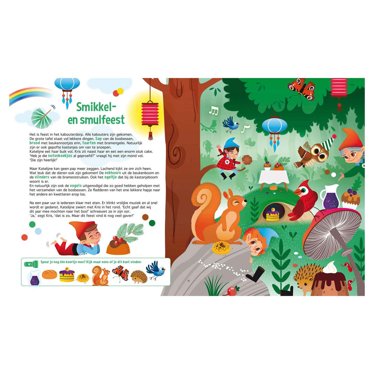 Lantern Publishers -Suche in der Kabouterbos + Papptafard Taschenlampe