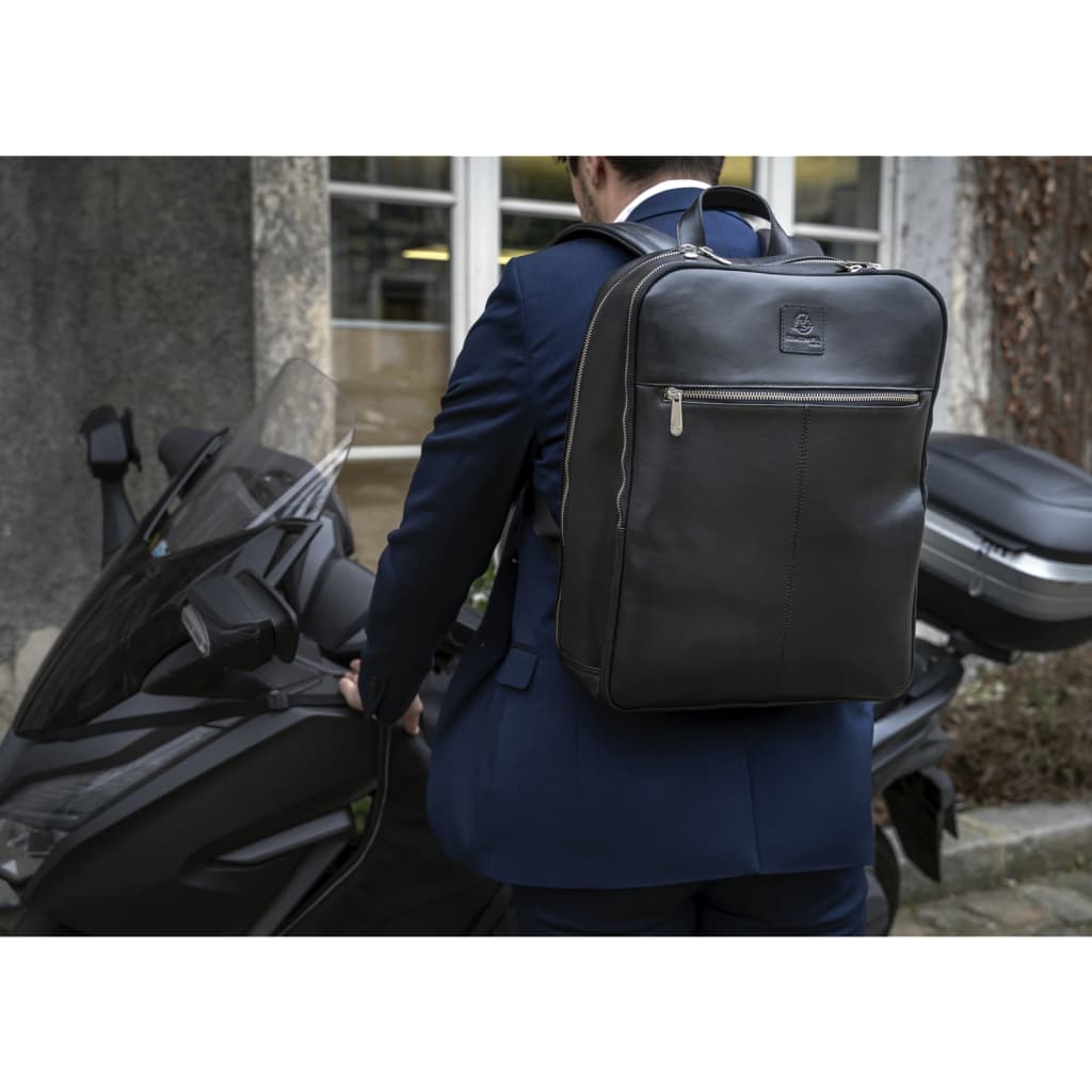 Exacompta Exacompta Rucksack genaues Leder