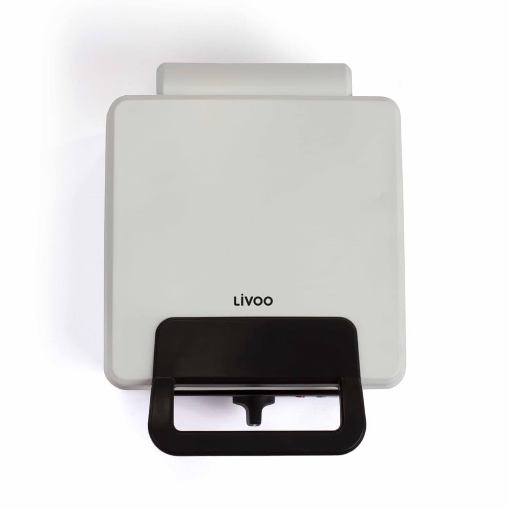 Livoo Livoo Waffeleisen mit einstellbarem Thermostat 1200 W Weiß