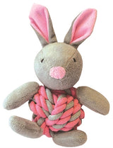 Little Rascals Knottie Bunny Touwbal Kaninchenrosa