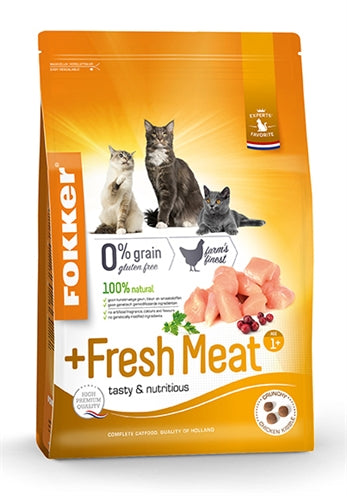 Fokker kat +frisches Fleisch
