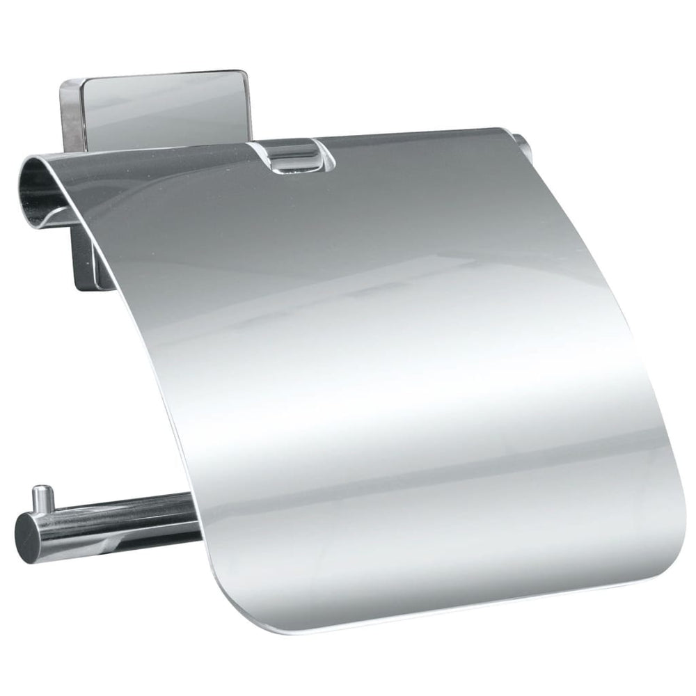 Little Wolke Little Wolke Toiletrolhalter mit Luno Deckel Silberfarbe