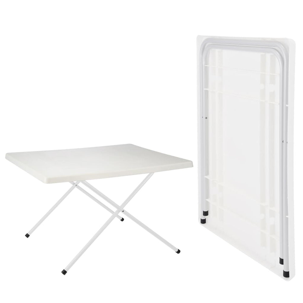 Hallo Camping -Tabelle faltbare einstellbare 80x60x51 61 cm Weiß
