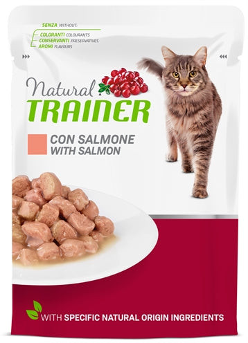 Natürliche Trainer Katze Erwachsener Lachsbeutel