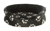 Trixie Hundekorb Jimmy Oval Schwarz mit Beindruck