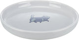 Trixie Food Bowl Wasserbehälter flach und breites Katzendruck grau