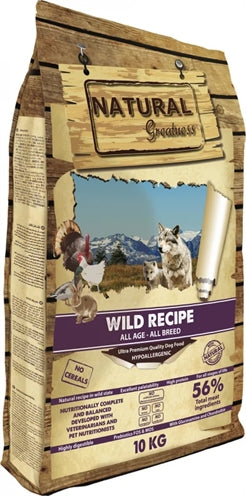 Natürliche Größe wildes Rezept