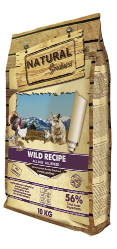 Natürliche Größe wildes Rezept