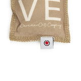 Canadiancat Company Canadian Cat Play Kissen Liebe mit Catnip Grey Beige