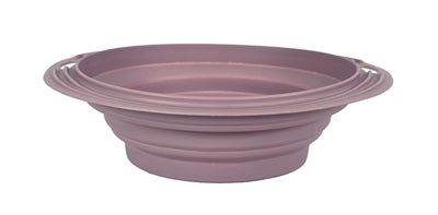 Glückliches Haustier verrückt nach Haustieren Food Bowl Trinkbehälter faltbare Rouge rosa