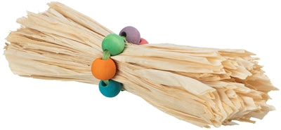 Trixie -Spielzeug für Nagetierkaninchen mit Maisblatt und Holzperlen