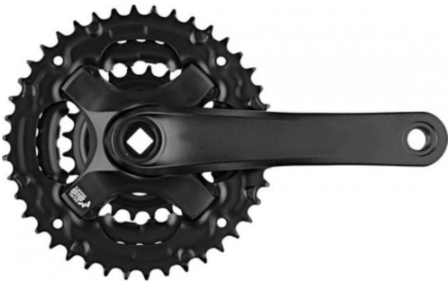 Samox -Kurbel 170 mm Triple 42 32 22 T Matte schwarz 4 mm