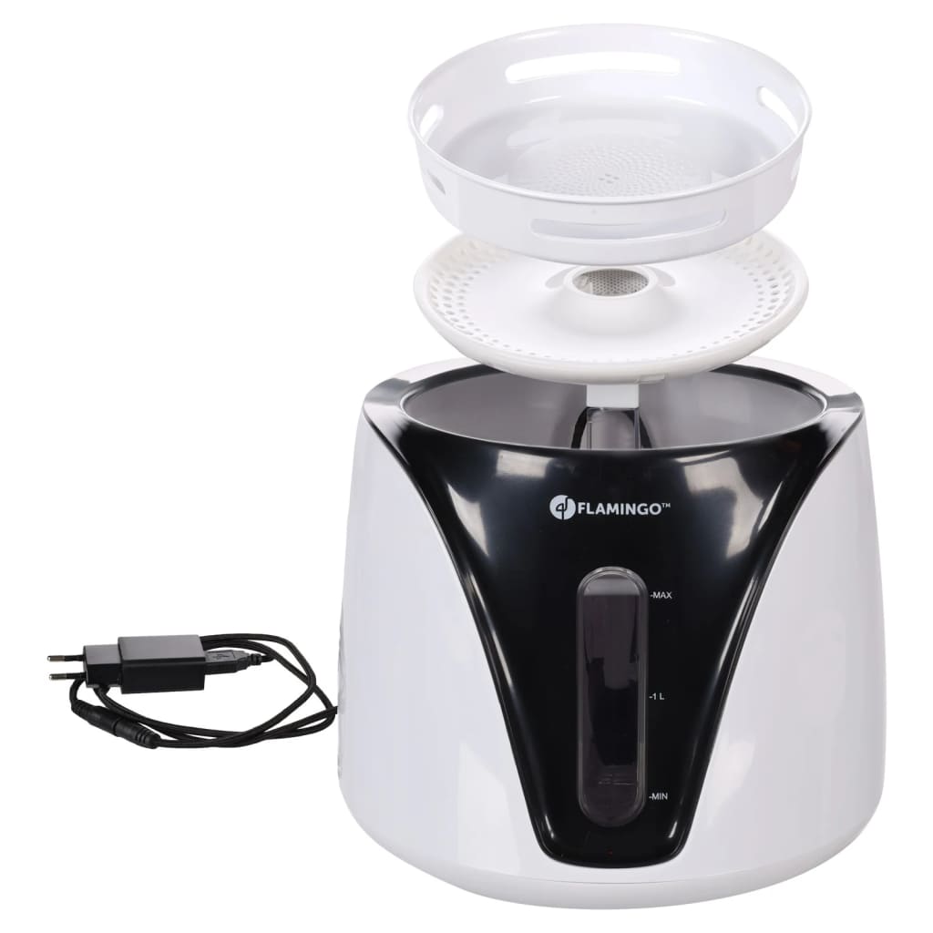 Flamingo Flamingo Haustierwasserspender Adriana Automatisch 2 l Schwarz
