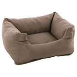 Flamingo Flamingo Hundekorb mit Zits Panama Rechteck 50 x 40 x 18 cm Taupe
