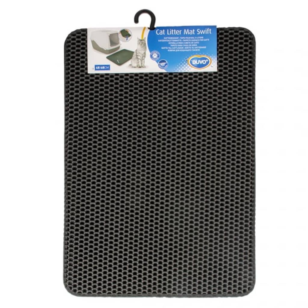 Duvoplus Duvoplus Katbakmat Swift 45x65 cm Schwarz
