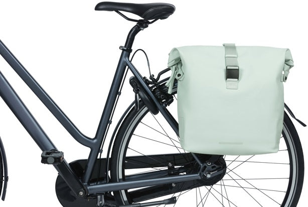 Basil Soho Doppelfahrradbeutel Nordlicht Green