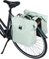 Basil Soho Doppelfahrradbeutel Nordlicht Green