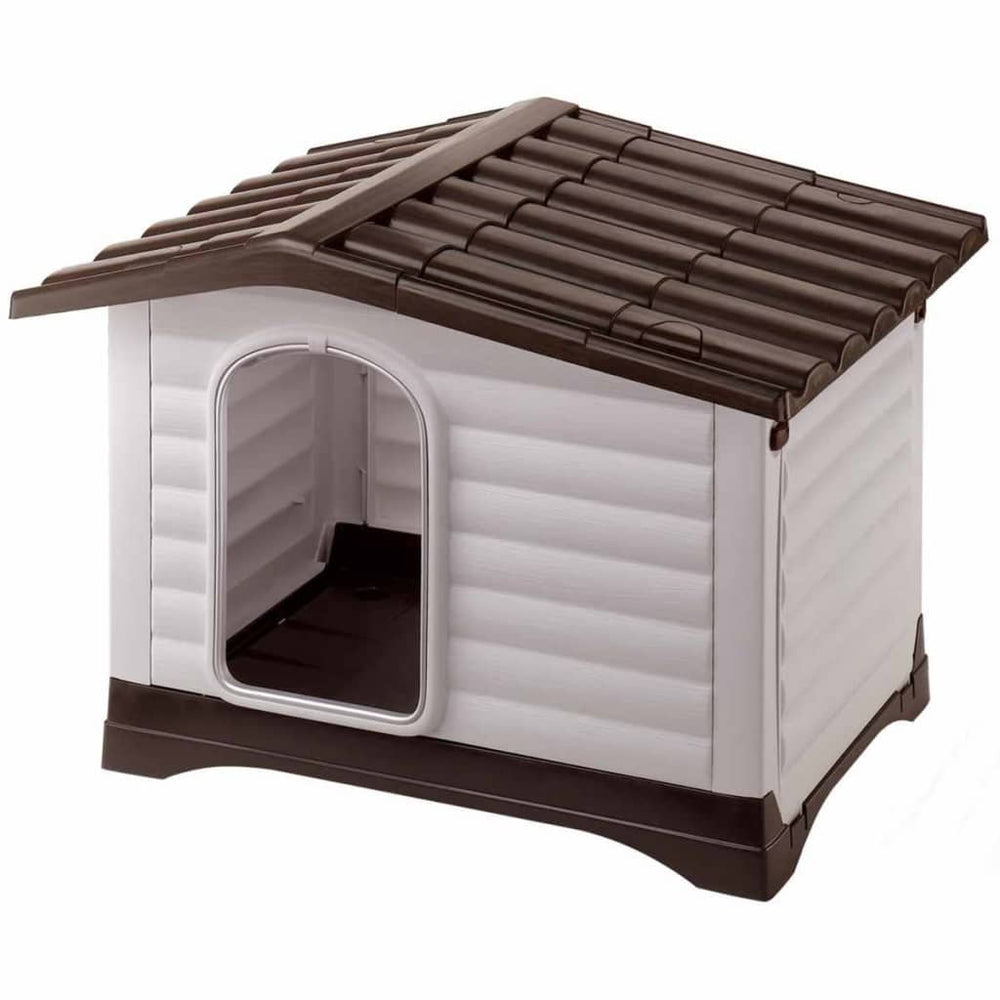 Ferplast Hondhok Villa 70 73x59x53 cm Grau 87253099