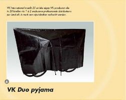 Fahrradabdeckung doppelt schwarz