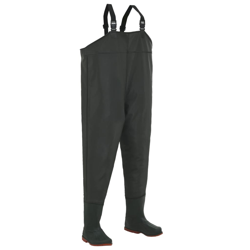 Vidaxl Waadbroek mit Stiefel Größe 40 grün