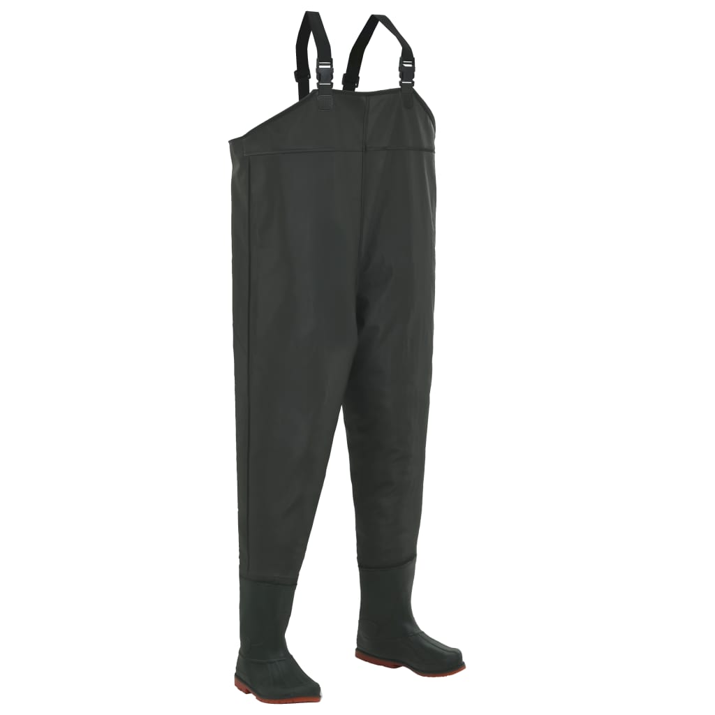 Vidaxl Waadbroek mit Stiefel Größe 40 grün