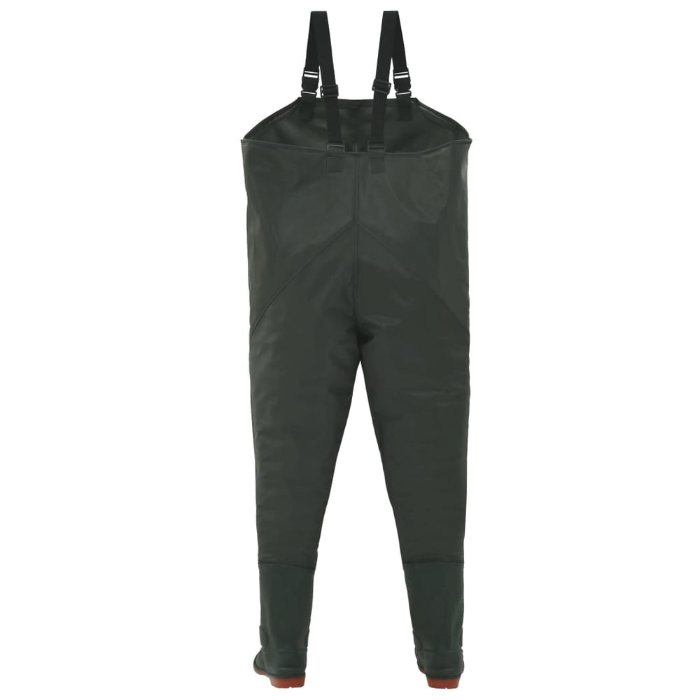 Vidaxl Waadbroek mit Stiefel Größe 40 grün