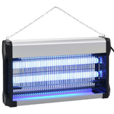Vidaxl -Flug mit 30 W Aluminium schwarz