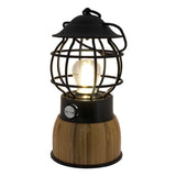 Eurotrail Camping Lampe Brise LED Bambus schwarz