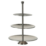 Ausgezeichnete Hausware Houseware Etagère 3-Layer 36,5 cm Edelstahl