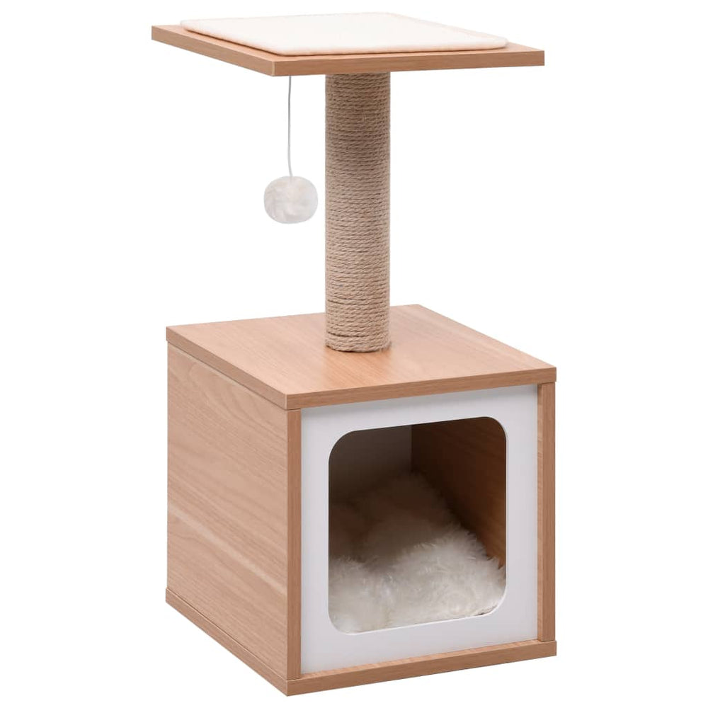 Vidaxl -Katzenkratzerpfosten mit Sisal Krabmat 62 cm