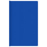 Vidaxl Zelt Teppich 300x500 cm HDPE Blau