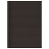 Vidaxl Zelt Teppich 250x250 cm Braun