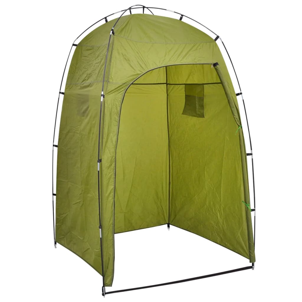 Vidaxl Camping -Toilette mit Zelt tragbar 10 + 10 l