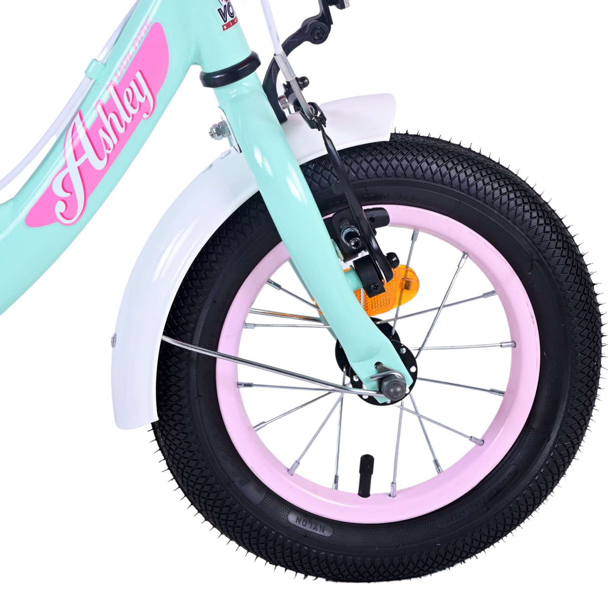 Volare Ashley Children's Bike Girls 12 Zoll grüne zwei Handbremsen