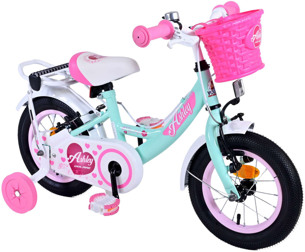 Volare Ashley Children's Bike Girls 12 Zoll grüne zwei Handbremsen