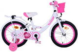Volare Ashley Children's Bike Girls 16 Zoll weiße zwei Handbremsen