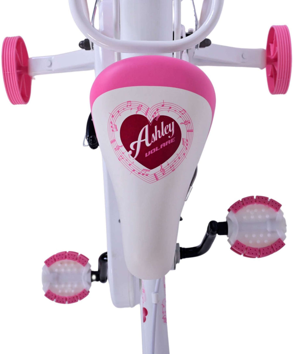 Volare Ashley Children's Bike Girls 16 Zoll weiße zwei Handbremsen