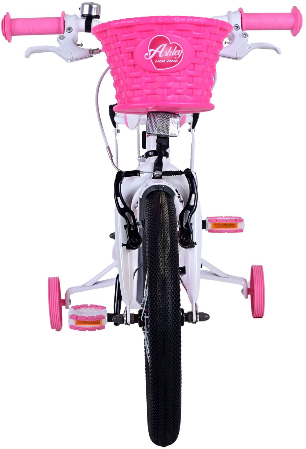 Volare Ashley Children's Bike Girls 16 Zoll weiße zwei Handbremsen