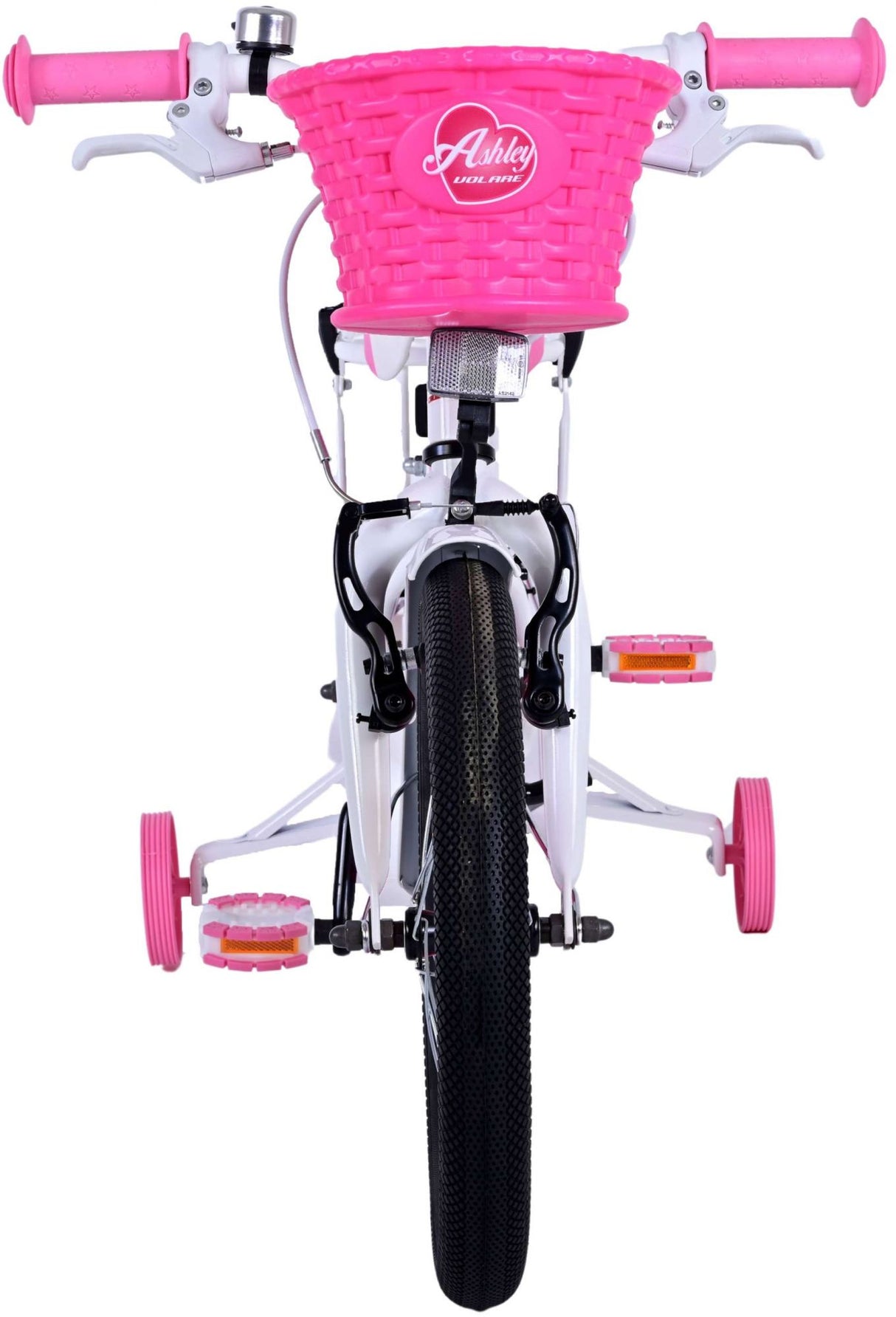 Volare Ashley Children's Bike Girls 16 Zoll weiße zwei Handbremsen