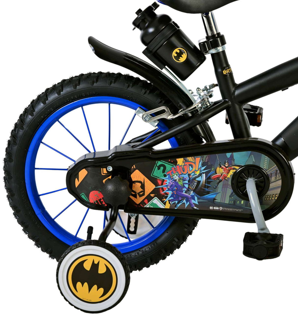 Batman Kinderbike - Jungen - 14 Zoll - schwarz