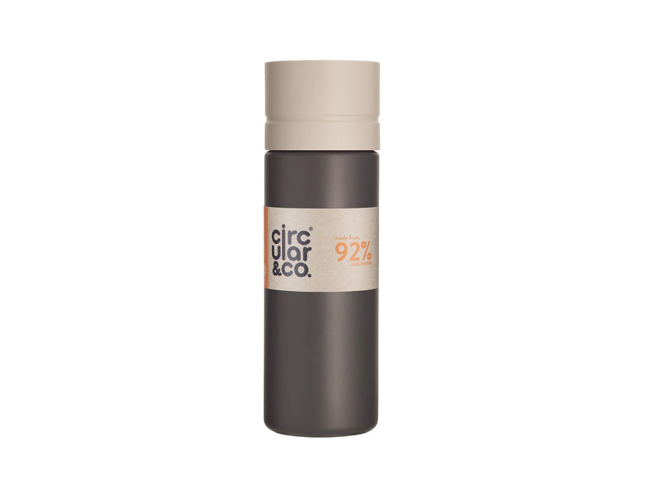 Kreisförmige Co. Rundflasche 600 ml schwarze Creme