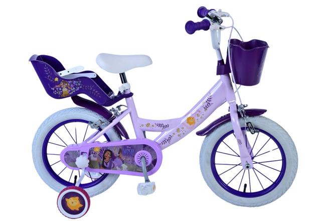 Wunsch Wunsch Wunsch Kinderfiet Mädchen 14 Zoll lila zwei Handbremsen