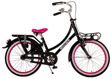 Volare 20 Zoll Fahrrad Oma Transport Glitter Black Pink 22033