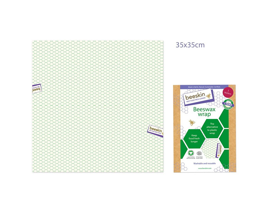 Bienenkinne Bienenwachs -Stoff groß 35x35 Standarddruck