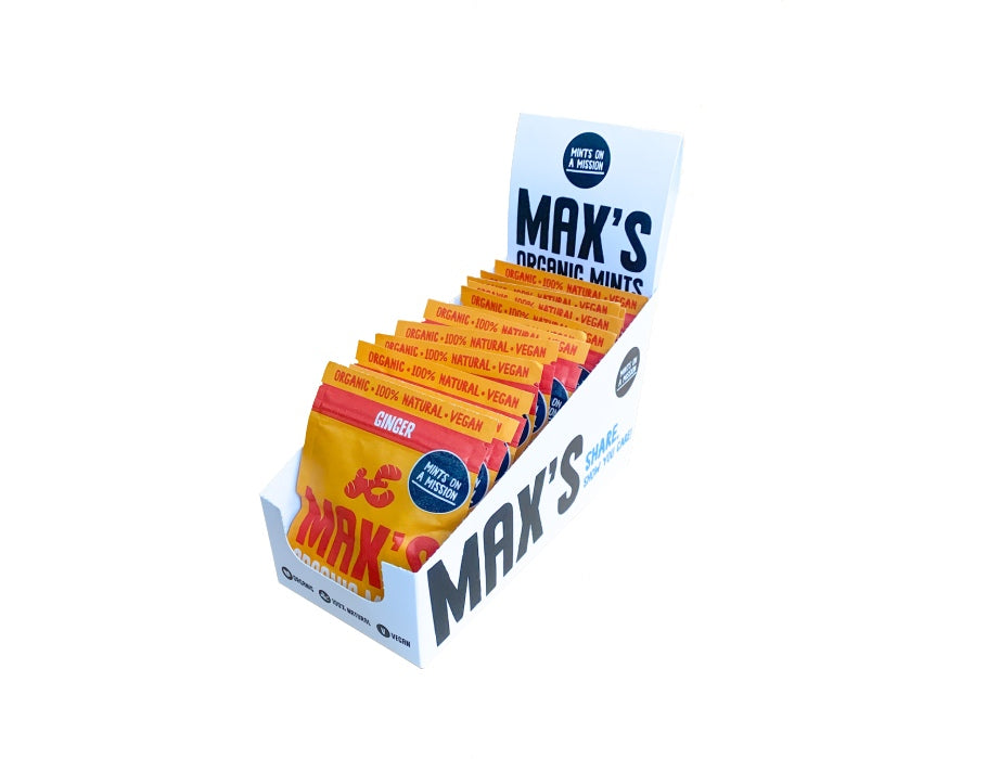 Max organische Mints Zitronenminze zeigen 12 Stücke (17gr)