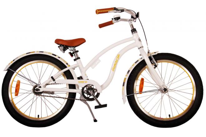 Volare Miracle Cruiser Kinderbike Girls 20 Zoll White Prime Collection